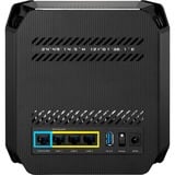 ASUS ROG Rapture GT6 AX10000 AiMesh 1 Pack Tri-band (2,4 GHz / 5 GHz / 5 GHz) Wi-Fi 6 (802.11ax) Sort 4 Intern, Router Sort, Sort, Intern, Mesh-router, Strøm, 538,8 m², Tri-band (2,4 GHz / 5 GHz / 5 GHz)