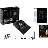 ASUS TUF GAMING B650-E WIFI AMD B650 Sokkel AM5 ATX, Bundkort Sort/lyse orange, AMD, Sokkel AM5, Sokkel AM5, DDR5-SDRAM, 192 GB, DIMM