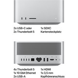 Apple Mac Studio M3 Ultra 2025, MAC-system Sølv