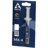 Arctic MX-4 kølekomponent Termisk pasta 8,5 W/mK 4 g, Termisk forbindelser og puder Termisk pasta, 8,5 W/mK, 2,5 g/cm³, Kulfiber, 4 g, 1 stk, Lite detail