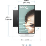 BenQ GW2490TC, LED-skærm Hvid