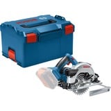 Bosch GKS 18V-57 G Professional 16,5 cm Sort, Blå, Grå, Rød 3400 rpm, Rundsav Blå/Sort, unden batteri og oplader, inkls.LBOXX og værktøj