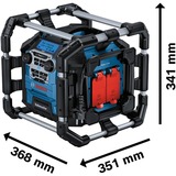 Bosch Job site radio Blå/Sort