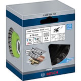 Bosch PRO rustfrit stål heavy X-Lock kopbørste, Ø 75mm, flettet 