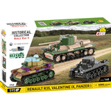 COBI Renault R35 - Valentine IX - Panzer I, Bygge legetøj 