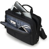 DICOTA Top Traveller taske og etui til notebook 39,6 cm (15.6") Brevtaske Sort, Laptop Sort, Brevtaske, 39,6 cm (15.6"), Skulderrem, 930 g