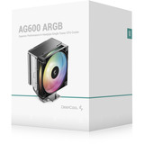 DeepCool AG600 ARGB, CPU køler Sort