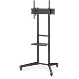 Digitus TV-præsentationsvogn DA-90447 med hylde, Mount Sort