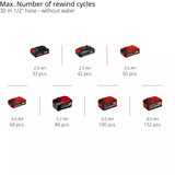 EINHELL Power X-Change Akku-slangeopruller GE-HR 18/30 Li-Solo, 18 Volt, Slangerulle Rød