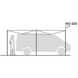 Easy Camp Lom Tri Canopy, Solsejl grå