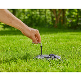 GARDENA AquaPrecise monteringsplade, overjordisk, Mount Sort