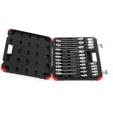 GEDORE Rødt skruetrækker-topnøglesæt, 1/2" Sort/Rød