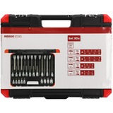 GEDORE Rødt skruetrækker-topnøglesæt, 1/2" Sort/Rød