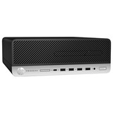 HP ProDesk 600 G5 SFF Renoveret, Fuld PC Sort/Sølv