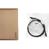 Icy Dock MB412L-B, Kabel Sort