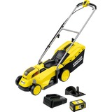 Kärcher LMO 18-33 Battery Set Skubbe plæneklipper Batteri Sort, Gul Gul/Sort, Skubbe plæneklipper, 33 cm, 3,5 cm, 6,5 cm, 35 L, Sort, Gul