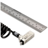 Kensington Transportabel, Slim NanoSaver 2.0-lås med nøgle til bærbar computer, Slot Sort, Slim NanoSaver 2.0-lås med nøgle til bærbar computer, 1,8 m, Kensington, Nøgle, Kulstofstål, Plast, Sølv, Sort