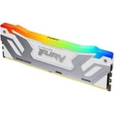 Kingston FURY CU-DIMM 48 GB DDR5-8400 (2x 24 GB) Dual-Kit, Hukommelse Sølv/Hvid