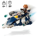 LEGO Star Wars Microfighter af Plo Koons™ jedi-stjernejager, Bygge legetøj Byggesæt, 6 År, Plast, 89 stk, 116 g