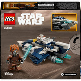 LEGO Star Wars Microfighter af Plo Koons™ jedi-stjernejager, Bygge legetøj Byggesæt, 6 År, Plast, 89 stk, 116 g