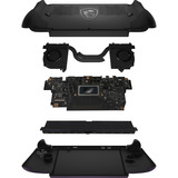 MSI Claw 8 EX AI+ CG3EM-015, Håndholdt konsol Hvid/Sort