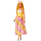 Mattel A Touch of Magic Barbie-havfruedukker med farverigt hår, haler og pandebåndstilbehør gylden gul, haler og pandebåndstilbehør, Mode dukke, Hunstik, 3 År, Pige, 310 mm, 120 g