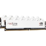 Mushkin Redline hukommelsesmodul 32 GB 2 x 16 GB DDR4 2800 Mhz Hvid, 32 GB, 2 x 16 GB, DDR4, 2800 Mhz, 288-pin DIMM, Hvid