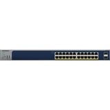 Netgear GS724TPP Administreret L2 Gigabit Ethernet (10/100/1000) Strøm over Ethernet (PoE) Grå, Switch Blå, Administreret, L2, Gigabit Ethernet (10/100/1000), Strøm over Ethernet (PoE), Stativ-montering
