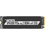 Patriot VP4300 M.2 2000 GB PCI Express 4.0, Solid state-drev Sort, 2000 GB, M.2, 7400 MB/s