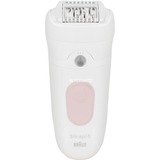 Procter & Gamble Silk-épil 5 5-000 28 pincetter Lyserød, Hvid, Epilator Hvid/Rosa, Lyserød, Hvid, 28 pincetter, MicroGrip, 0,5 mm, Batteri, Indbygget batteri