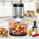 Rommelsbacher Multihakker MZ 800, Makulering rustfrit stål/Sort