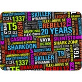 Sharkoon 20 Years Limited Edition Mouse Mat, Gaming Mus pad multi-coloured