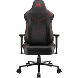 Sharkoon SGS30 Universal gamingstol Polstret vatteret sæde Sort, Rød, Spil pladser Sort/Rød, Universal gamingstol, 130 kg, Polstret vatteret sæde, Polstret vatteret ryglæn, 185 cm, Sort/rød