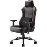 Sharkoon SGS30 Universal gamingstol Polstret vatteret sæde Sort, Rød, Spil pladser Sort/Rød, Universal gamingstol, 130 kg, Polstret vatteret sæde, Polstret vatteret ryglæn, 185 cm, Sort/rød