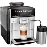 Siemens EQ.6 TE653M11RW kaffemaskine Fuld-auto Espressomaskine 1,7 L, Kaffe/Espresso Automat Sølv/Sort, Espressomaskine, 1,7 L, Kaffebønner, Indbygget kværn, Sølv