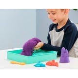 Spin Master KNS ACK Sandbox Set V2 Purple FR GML, sand til leg Kinetic Sand KNS ACK Sandbox Set V2 Purple FR GML, Kinetisk sand til børn, 3 År, Ikke giftig, Lilla