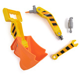 Spin Master RBL VHC Rubbles Dlx Tool Vehicle GML, Spil køretøj Rubble & Crew RBL VHC Rubbles Dlx Tool Vehicle GML, Bulldozer, 3 År, Plast, Flerfarvet