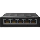 TP-Link LS1005G Ikke administreret Gigabit Ethernet (10/100/1000) Sort, Switch Sort, Ikke administreret, Gigabit Ethernet (10/100/1000), Kan monteres på væggen