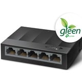 TP-Link LS1005G Ikke administreret Gigabit Ethernet (10/100/1000) Sort, Switch Sort, Ikke administreret, Gigabit Ethernet (10/100/1000), Kan monteres på væggen