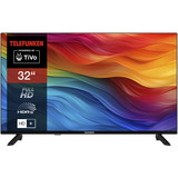 Telefunken D32F751X7CW, LED-tv Sort