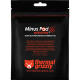 Thermal Grizzly Minus Pad extreme 2 - 100x 100x 1,0mm, Termiske puder grå