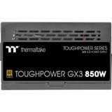 Thermaltake Toughpower GX3 850W, PC strømforsyning Sort