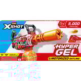 ZURU XSHOT Hyper Gel Glow motoriseret Gatling Blaster, Gel-Blaster Legetøjs sprængningstekniker, 14 År