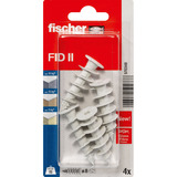 fischer Isoleringsdybel FID II, Dyvel Lys grå