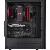 ALTERNATE Custom PC Series • Red Hero Essentials Gaming-PC, Gaming PC Sort/gennemsigtig