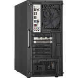 ALTERNATE Custom PC Series • Red Hero Essentials Gaming-PC, Gaming PC Sort/gennemsigtig