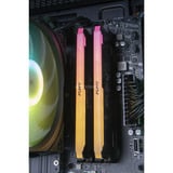 ALTERNATE Gaming PC Sort/gennemsigtig