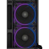 ASUS PRIME AP202 ARGB Mini Tower Sort, Towerkabinet Sort, Mini Tower, PC, Sort, micro ATX, Mini-ITX, Metal, Spil