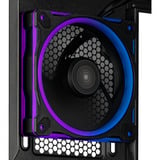 ASUS PRIME AP202 ARGB Mini Tower Sort, Towerkabinet Sort, Mini Tower, PC, Sort, micro ATX, Mini-ITX, Metal, Spil