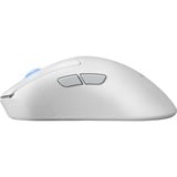 ASUS ROG Keris II Ace Wireless AimPoint White mus Spil Højre hånd RF Wireless + Bluetooth + USB Type-A Optisk 42000 dpi, Gaming mus Hvid, Højre hånd, Optisk, RF Wireless + Bluetooth + USB Type-A, 42000 dpi, Hvid